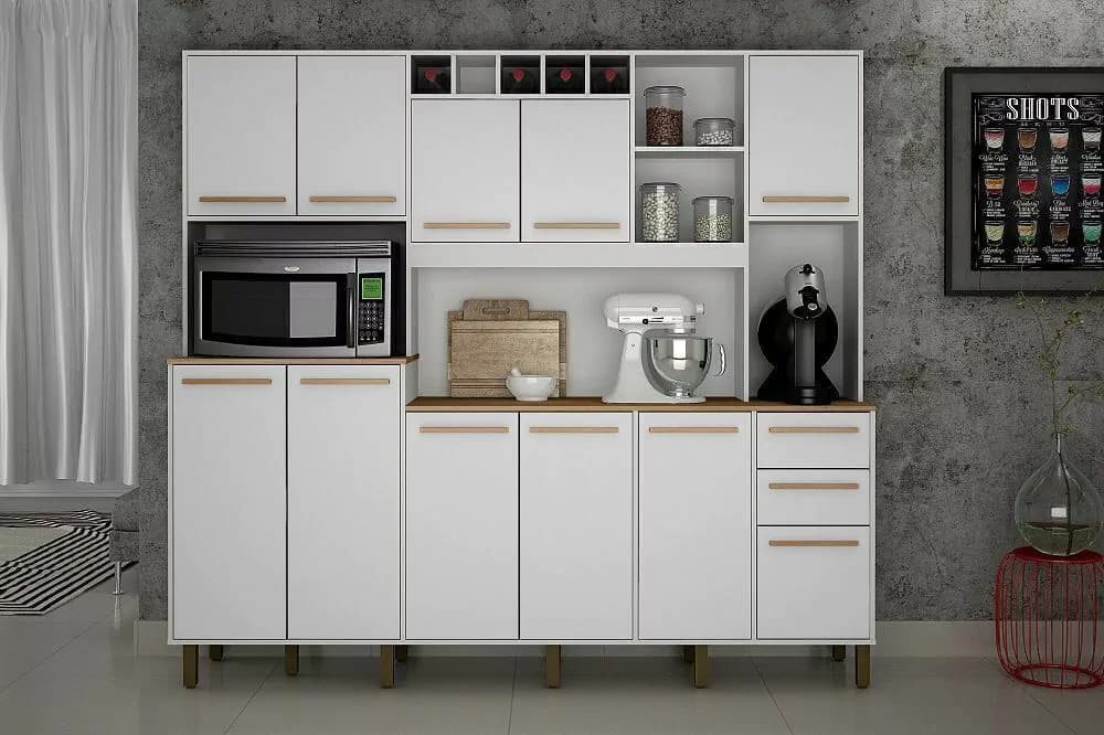 Kit Cozinha Valdemóveis Petra