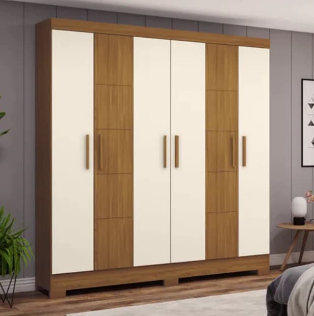 Roupeiro Henn Brizz 6p B73-127 (nature/off white)