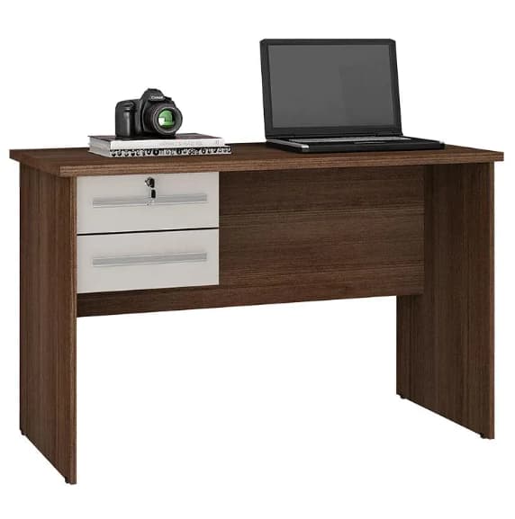 Mesa para Computador Valdemóveis Byte (chocolate/off white)