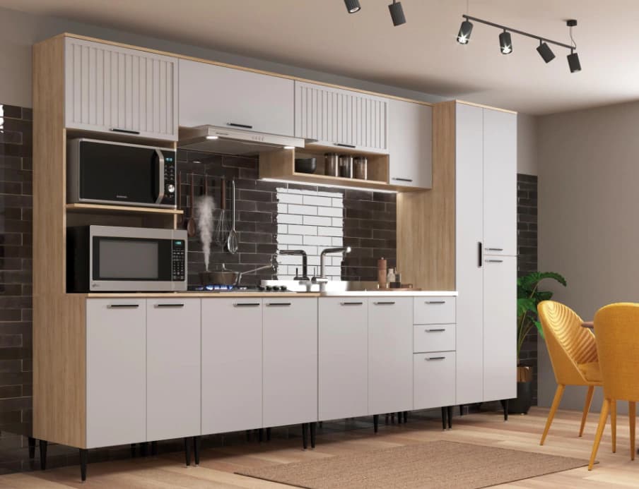 Cozinha Modulada Móveis Sul Amalia