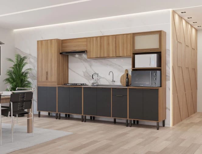 Cozinha Modulada Móveis Sul Thalita