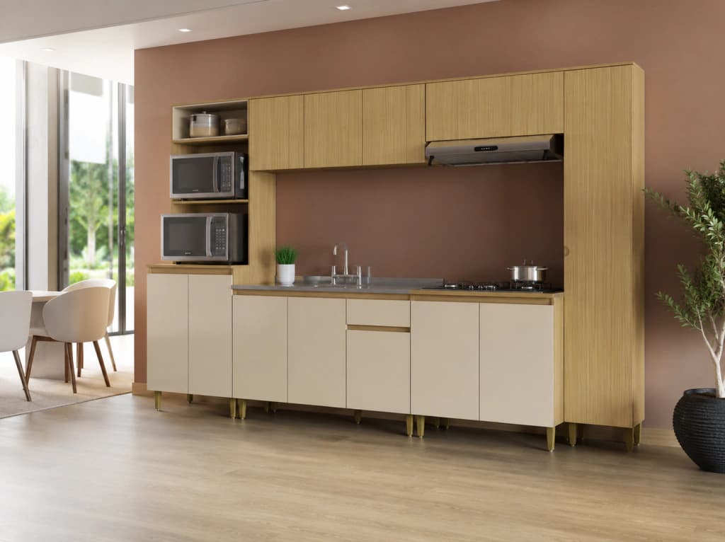 Cozinha Modulada Móveis Sul Lais França