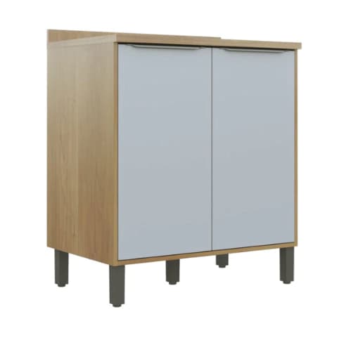 Balcão Valdemóveis Itália Balcão 0,80m 2p (cinamomo/off white)